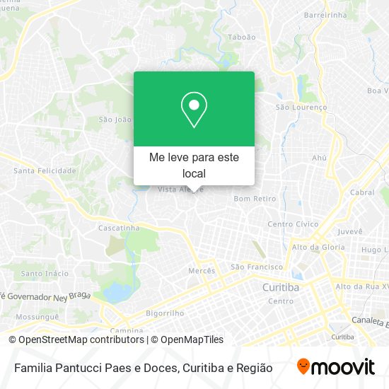 Familia Pantucci Paes e Doces mapa