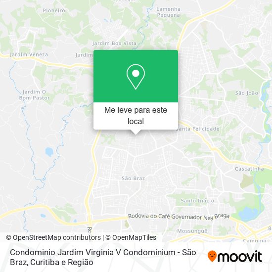Condominio Jardim Virginia V Condominium - São Braz mapa