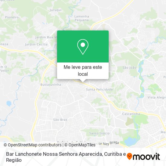 Bar Lanchonete Nossa Senhora Aparecida mapa