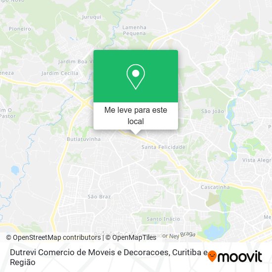 Dutrevi Comercio de Moveis e Decoracoes mapa