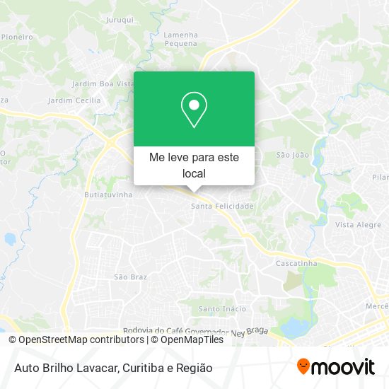 Auto Brilho Lavacar mapa