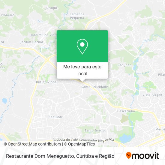 Restaurante Dom Meneguetto mapa