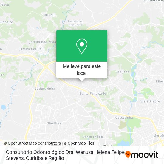 Consultório Odontológico Dra. Wanuza Helena Felipe Stevens mapa