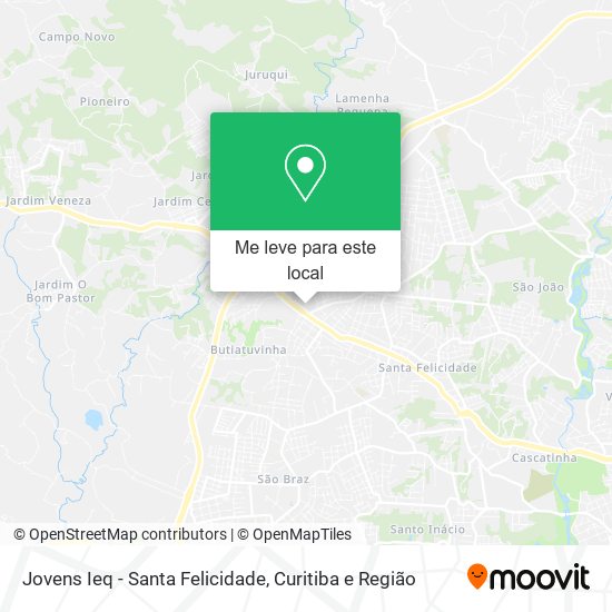 Jovens Ieq - Santa Felicidade mapa