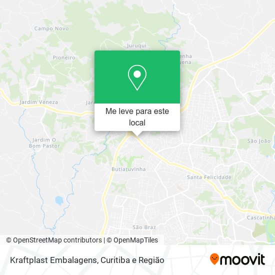 Kraftplast Embalagens mapa