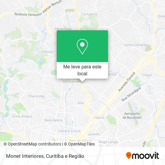 Monet Interiores mapa