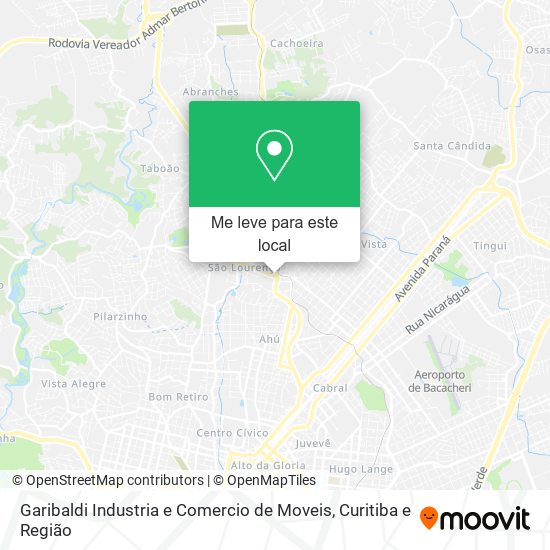 Garibaldi Industria e Comercio de Moveis mapa