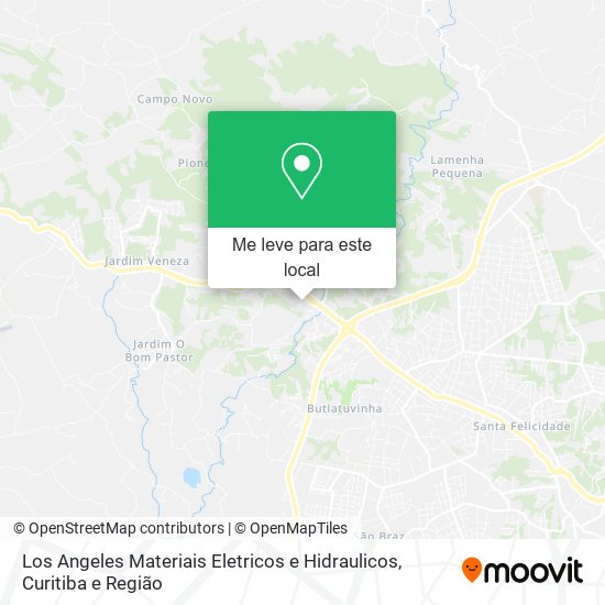 Los Angeles Materiais Eletricos e Hidraulicos mapa