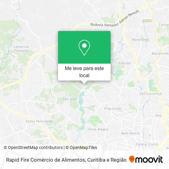 Rapid Fire Comércio de Alimentos mapa