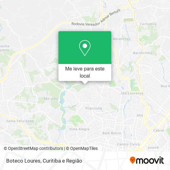 Boteco Loures mapa