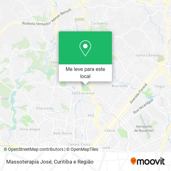 Massoterapia José mapa
