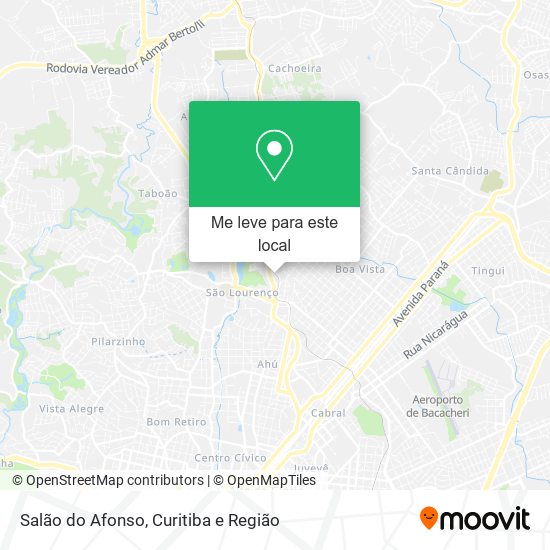 Salão do Afonso mapa