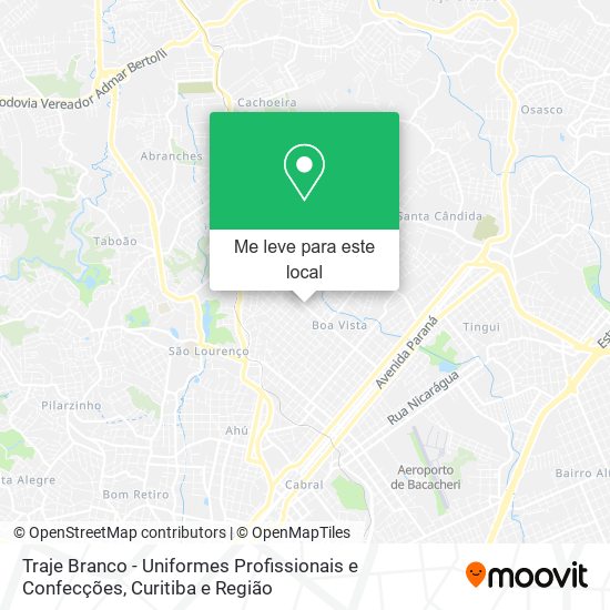 Traje Branco - Uniformes Profissionais e Confecções mapa