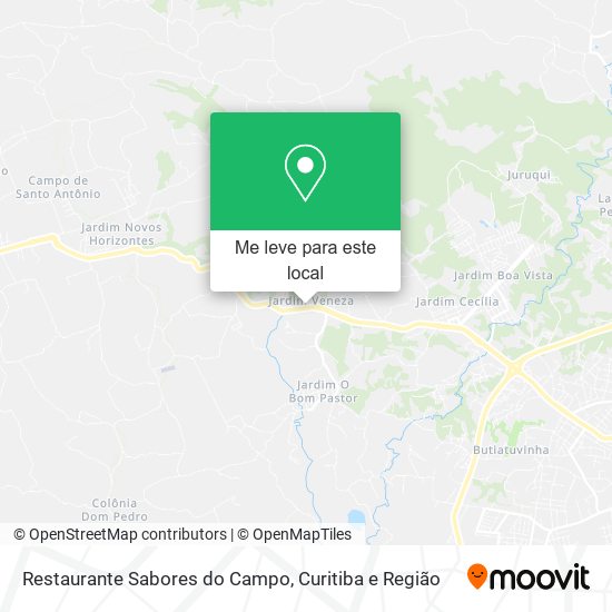 Restaurante Sabores do Campo mapa