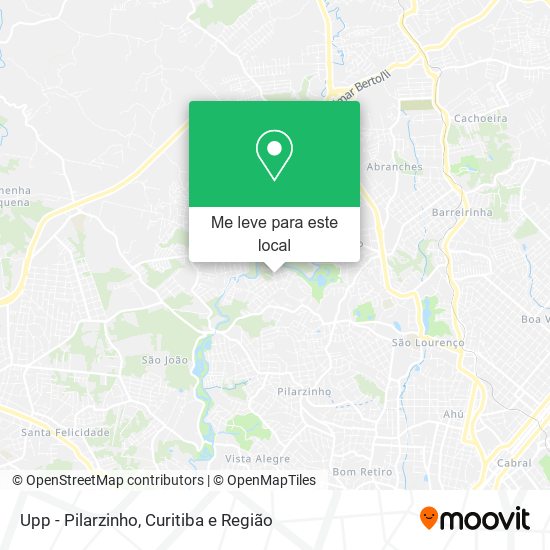 Upp - Pilarzinho mapa