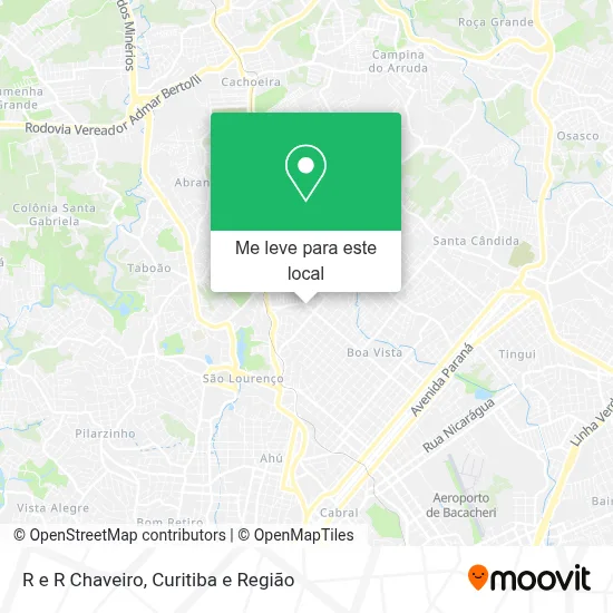 R e R Chaveiro mapa