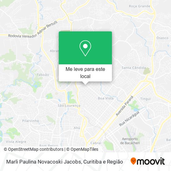 Marli Paulina Novacoski Jacobs mapa
