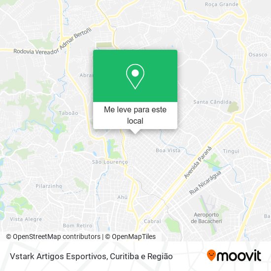 Vstark Artigos Esportivos mapa