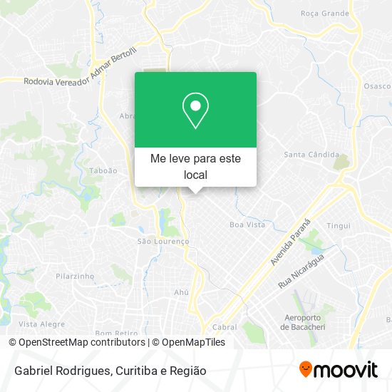 Gabriel Rodrigues mapa