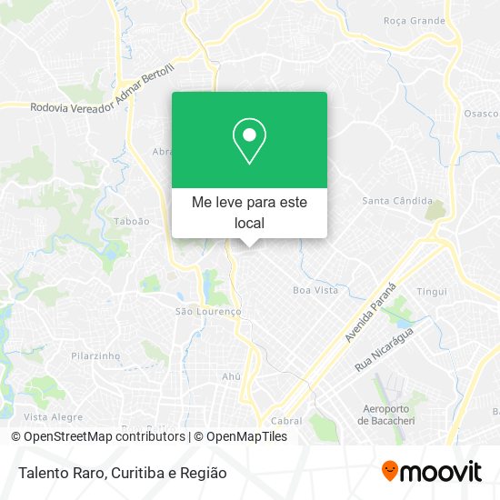 Talento Raro mapa