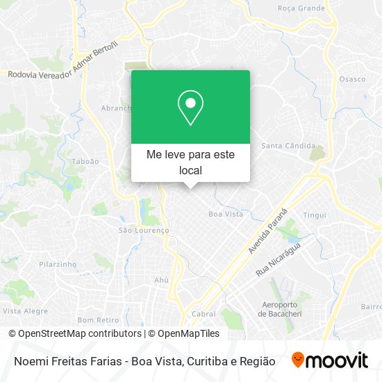 Noemi Freitas Farias - Boa Vista mapa