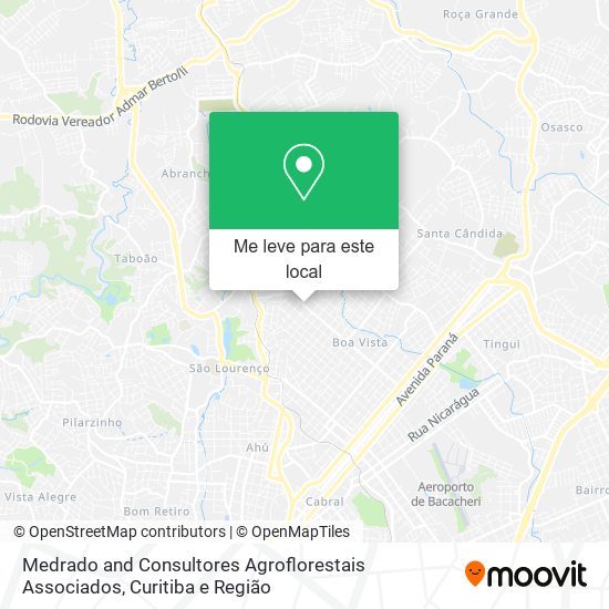 Medrado and Consultores Agroflorestais Associados mapa