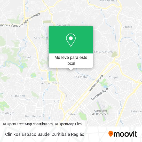 Clinikos Espaco Saude mapa