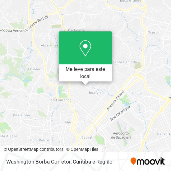 Washington Borba Corretor mapa