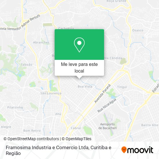 Framosima Industria e Comercio Ltda mapa