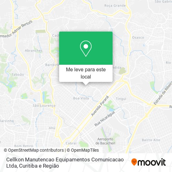 Cellkon Manutencao Equipamentos Comunicacao Ltda mapa