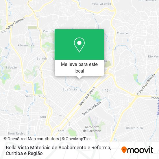 Bella Vista Materiais de Acabamento e Reforma mapa