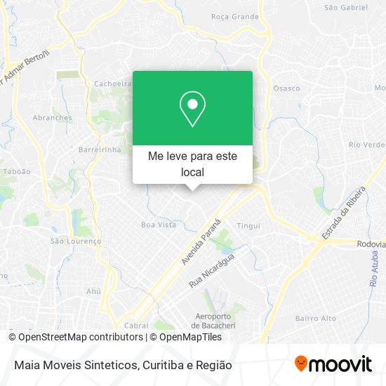 Maia Moveis Sinteticos mapa