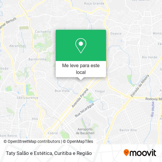 Taty Salão e Estética mapa