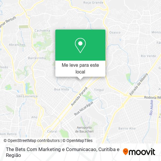 The Bets Com Marketing e Comunicacao mapa