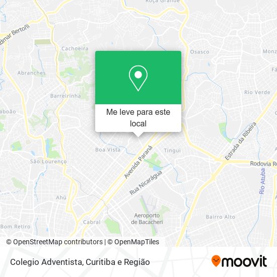 Colegio Adventista mapa