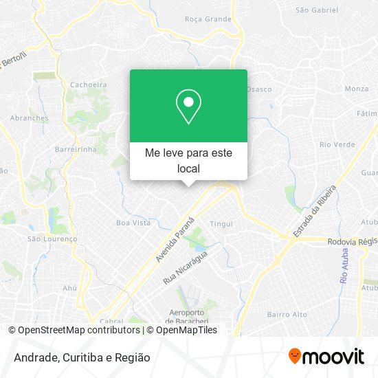 Andrade mapa