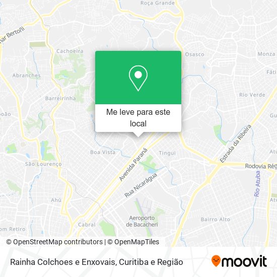 Rainha Colchoes e Enxovais mapa