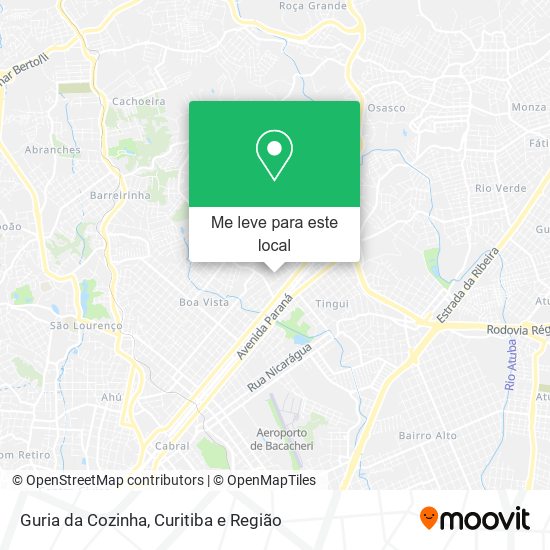 Guria da Cozinha mapa