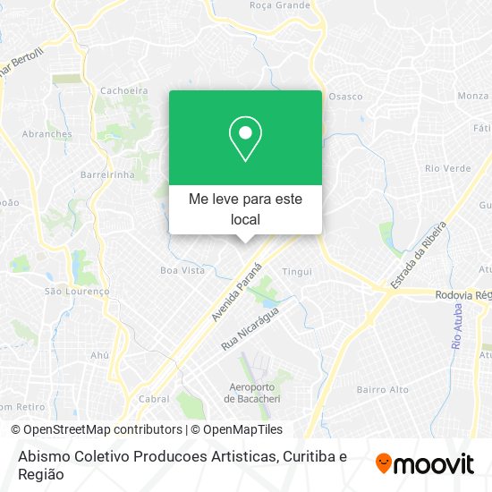 Abismo Coletivo Producoes Artisticas mapa