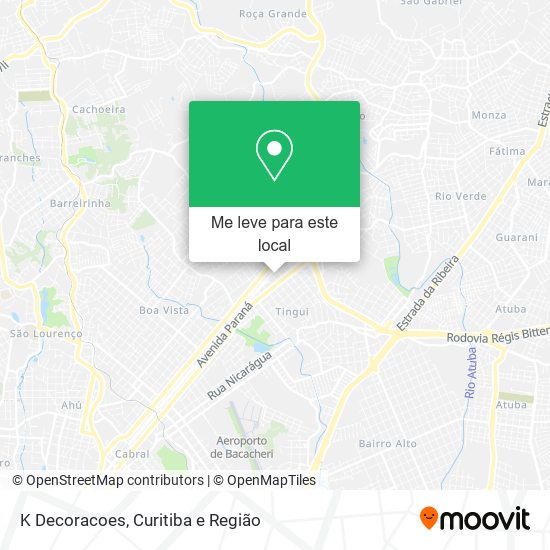 K Decoracoes mapa