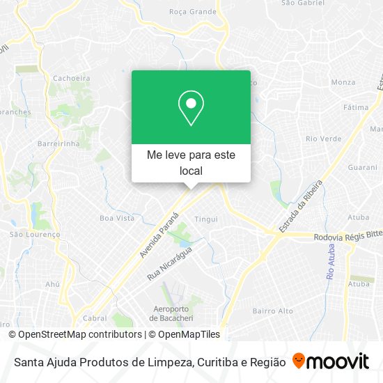 Santa Ajuda Produtos de Limpeza mapa