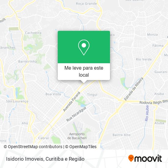 Isidorio Imoveis mapa