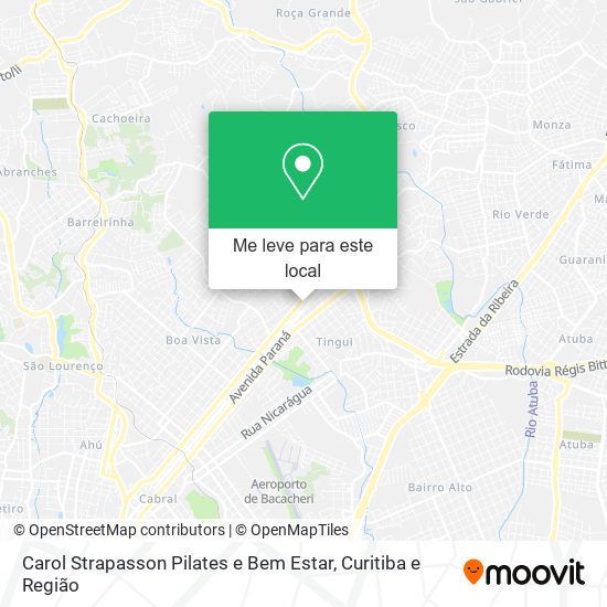 Carol Strapasson Pilates e Bem Estar mapa