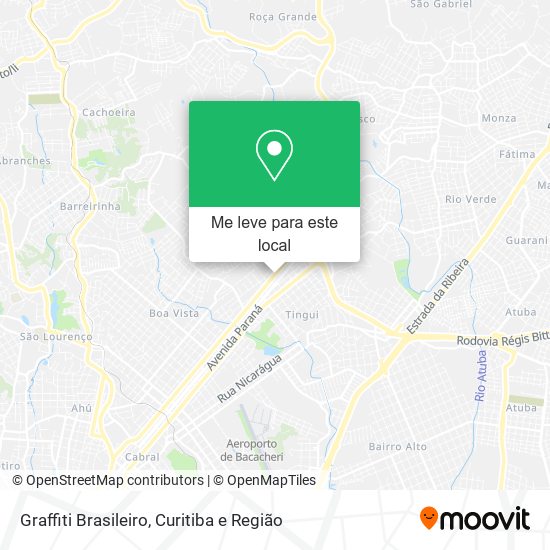 Graffiti Brasileiro mapa