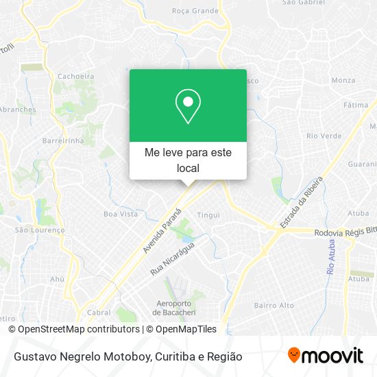 Gustavo Negrelo Motoboy mapa