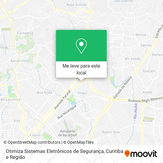 Otimiza Sistemas Eletrônicos de Segurança mapa