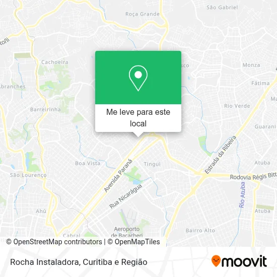 Rocha Instaladora mapa