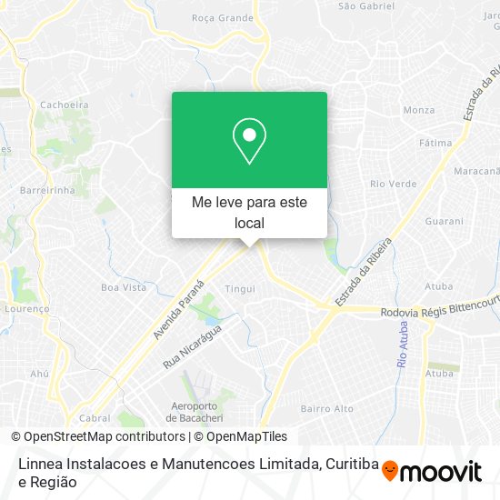 Linnea Instalacoes e Manutencoes Limitada mapa