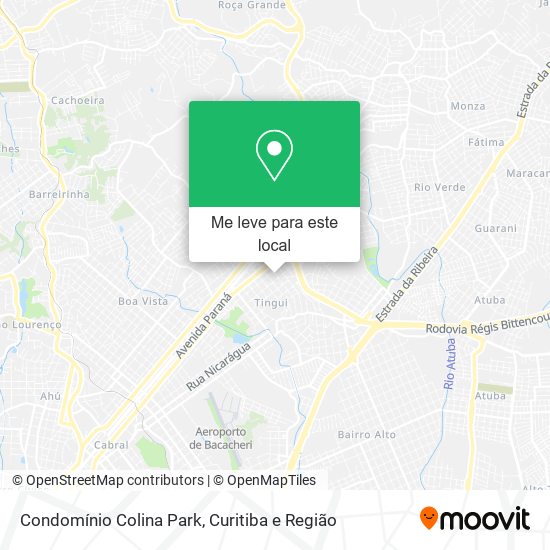 Condomínio Colina Park mapa