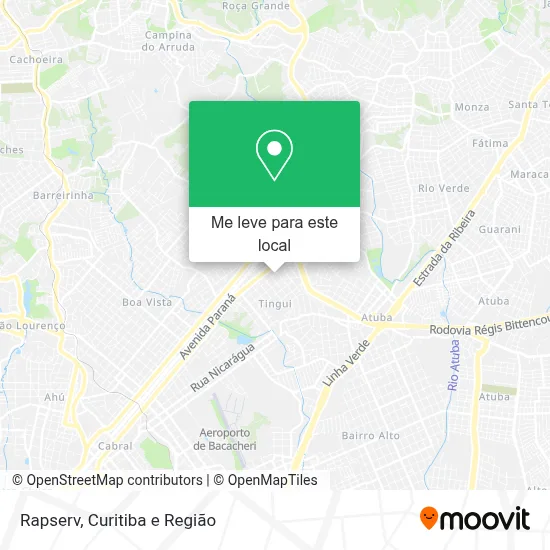 Rapserv mapa